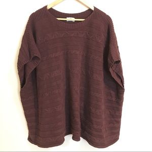 Purple Old Navy Poncho sweater